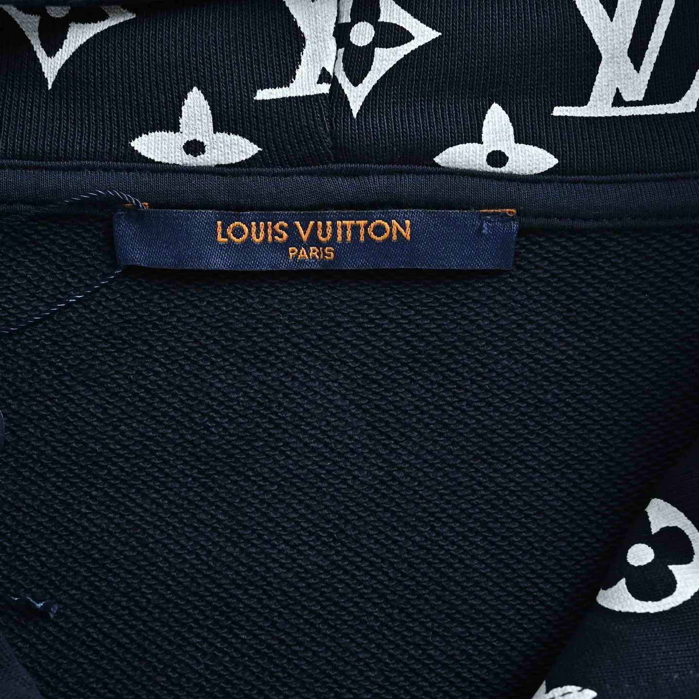 Louis Vuitton/Louis Vuitton Floral Cable Hooded Sweatshirt